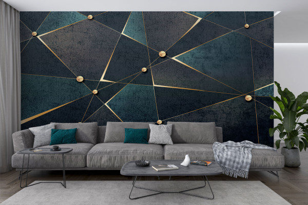 Фотошпалери 3D Геометрична абстракція