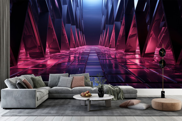 Фотошпалери ЗD Яскрава абстракція