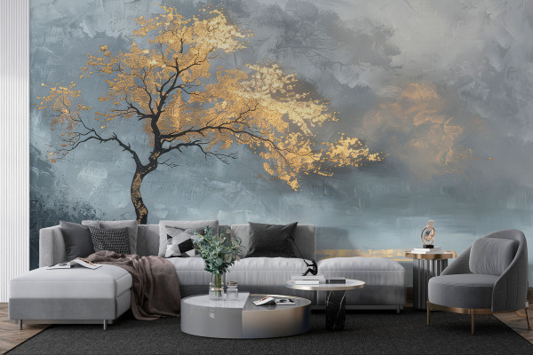 Фотошпалери Золото листя