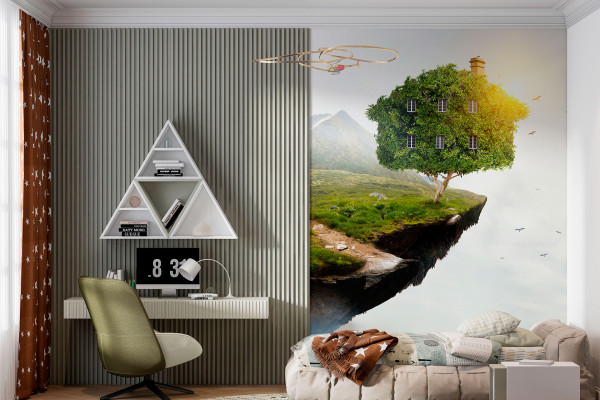 Фотошпалери Екобудинок на краю Землі