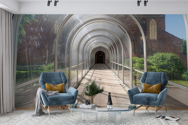 Фотошпалери Скляний тунель