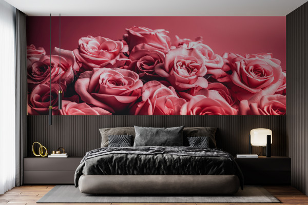 Фотошпалери 3D Рожеві троянди
