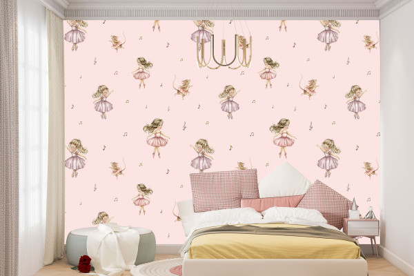 Фотошпалери Маленькі балерини та милі мишенята