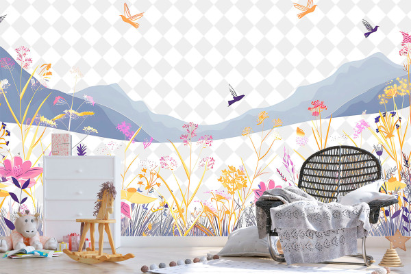 Фотошпалери Ніжні трави передгір'я