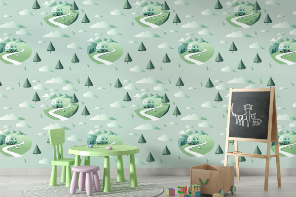 Фотошпалери Лісовою дорогою