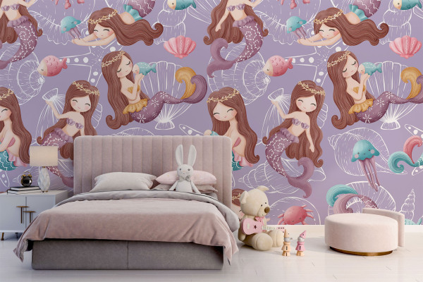 Фотошпалери дитячі Русалонька