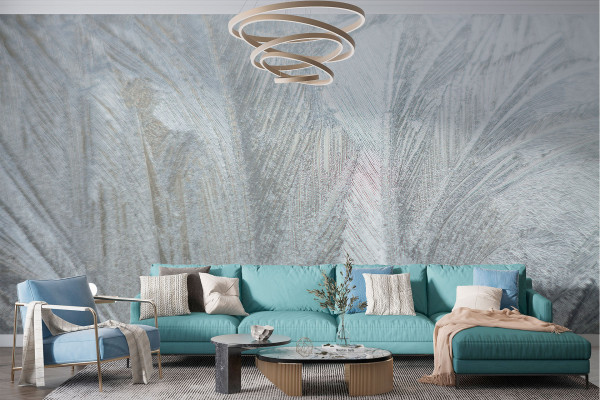 Фотошпалери Мороз на склі