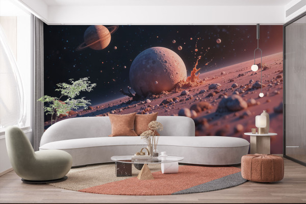 Фотошпалери Мить галактичного удару