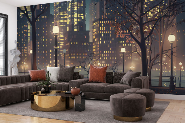 Фотошпалери Спокійний міський пейзаж