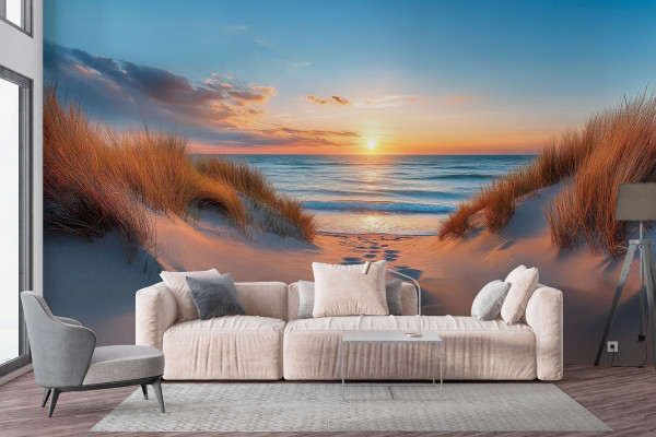 Фотошпалери Рожевий захід сонця