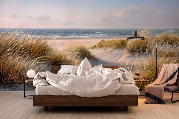 Фотошпалери Реалістична картина олією із зображенням дюн