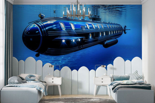 Фотошпалери Сучасний підводний човен