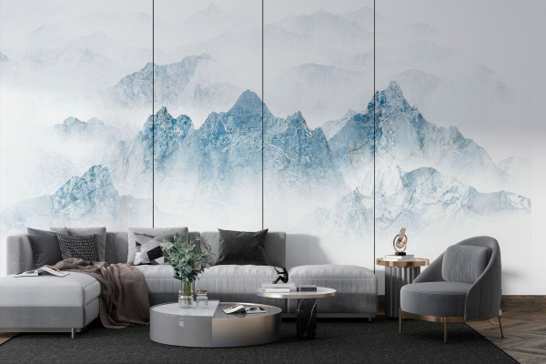 Фотошпалери Фреска гірського хребта